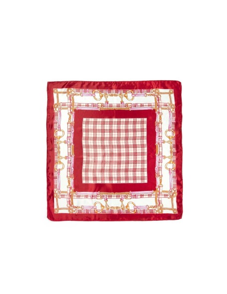 Apaszka satin plaid chain 20960 Art Of Polo