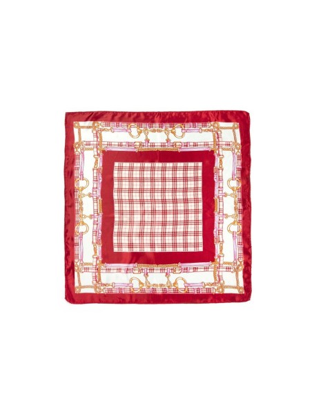 Apaszka satin plaid chain 20960 Art Of Polo