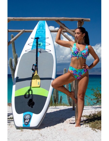 Majtki kąpielowe figi z wysokim stanem wysoko wycięte kolekcja mix&match Primo