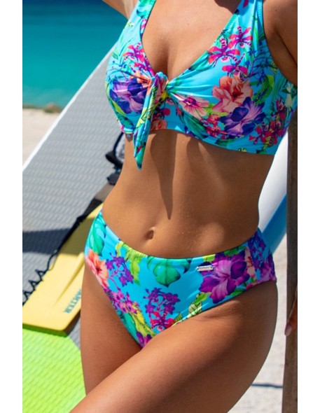 Majtki kąpielowe figi z wysokim stanem wysoko...