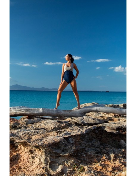 Jednoczęściowy kostium elegancki modelujący z...