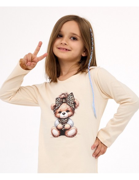 Shirt kids girl 549/197 panther 2 dł/r 86-128 Cornette