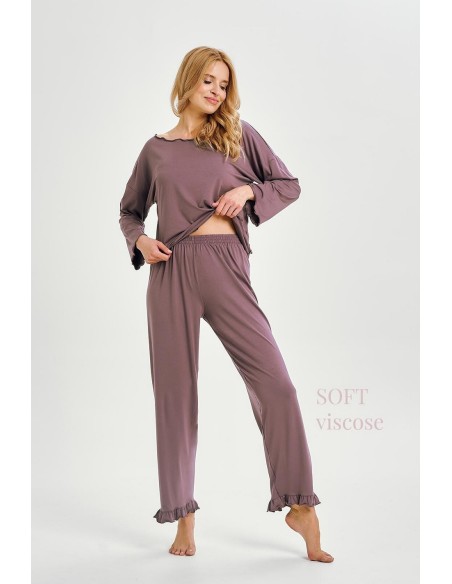 3439 pajamas women's long zoya s-l Taro