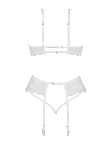 Rose set white Beauty Night Fashion