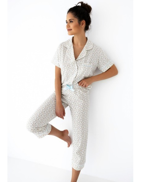 Piżama marieta kr/r s-xl rozpinana Sensis