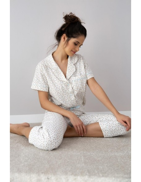 Piżama marieta kr/r s-xl rozpinana Sensis