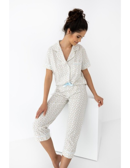 Piżama marieta kr/r s-xl rozpinana Sensis