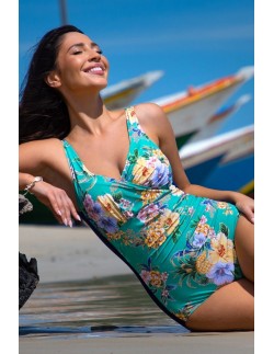 Jednoczęściowy kostium kąpielowy wyszczuplający z... 2