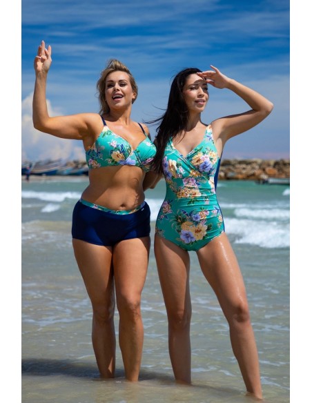 Jednoczęściowy kostium kąpielowy wyszczuplający z usztywnianymi miskami Primo