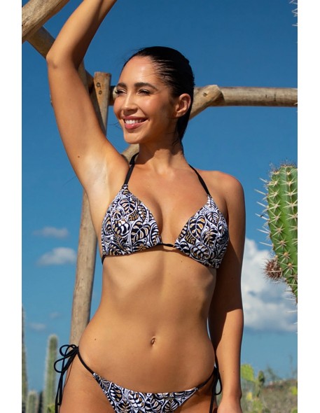 Biustonosz kąpielowy bikini trójkątne miski...