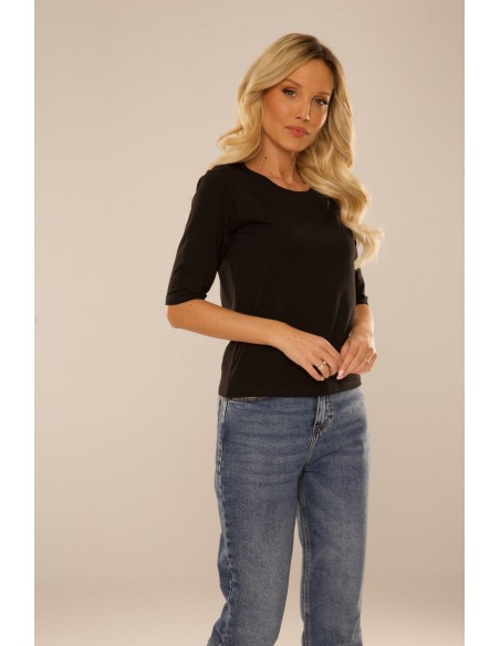 859 blouse lottie 1/2 sleeve De Lafense