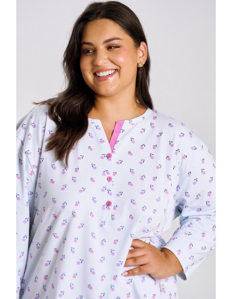 3462 piżama damska długa yolanda 2xl-4xl Taro