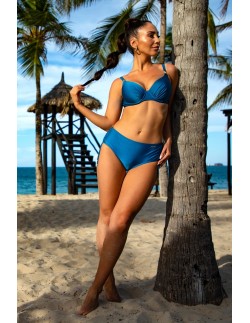 Dwuczęściowy kostium kąpielowy bikini z połyskującego...