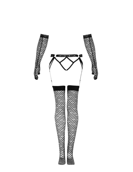 Pas with pończochami black Nemalia LivCo Corsetti Fashion