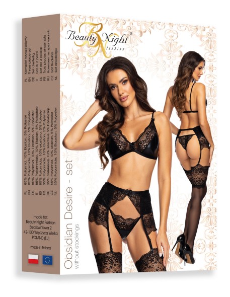 Obsidian desire set Beauty Night Fashion