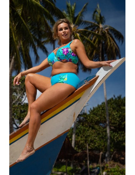 Dwuczęściowy kostium kąpielowy wyszczuplający z wysokim stanem Primo