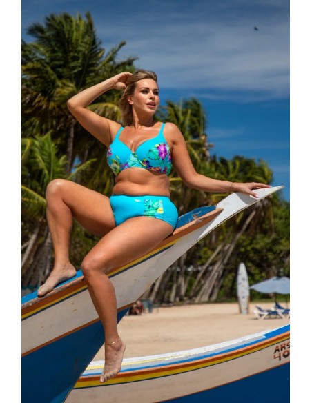 Dwuczęściowy kostium kąpielowy wyszczuplający z wysokim stanem Primo