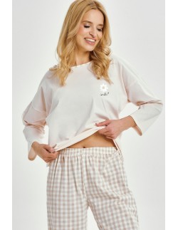 3438 piżama damska długa vera s-xl Taro 2