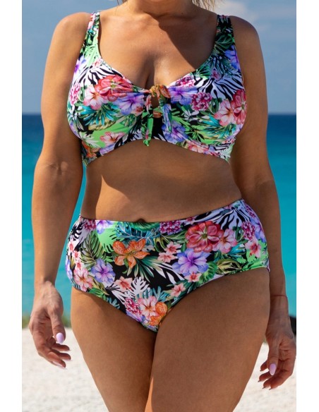 Majtki kąpielowe figi z wysokim stanem kolekcja mix&match Primo