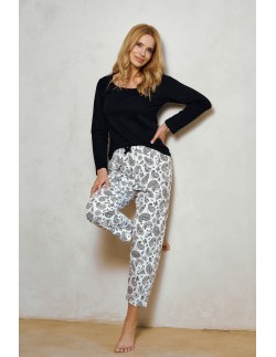 3454 piżama damska długa aida m-xl Taro