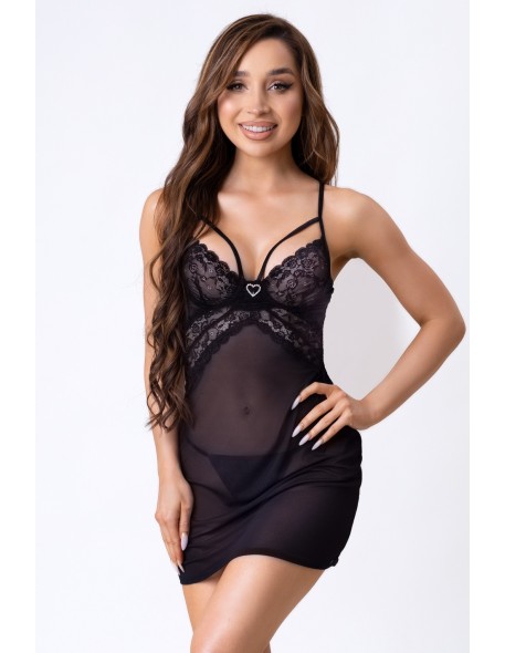 Zoe black/czarna seksowana t-shirt livco...