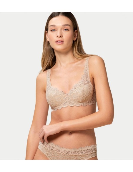 Biustonosz usztywniany z fiszbinami Triumph Amourette 300 WHP X skin