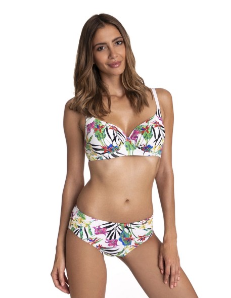 Dwuczęściowy kostium kąpielowy w kwiaty...