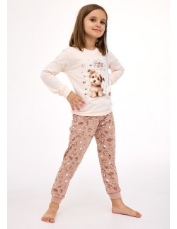 Pajamas kids girl 594/193 sweet dog dł/r 86-128 Cornette