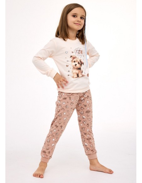 Pajamas kids girl 594/193 sweet dog dł/r 86-128 Cornette