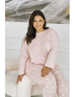 3468 pajamas women's long nori 2xl-3xl Taro