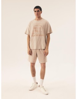 Piżama core 42604 sand kr/r m-2xl Henderson 2