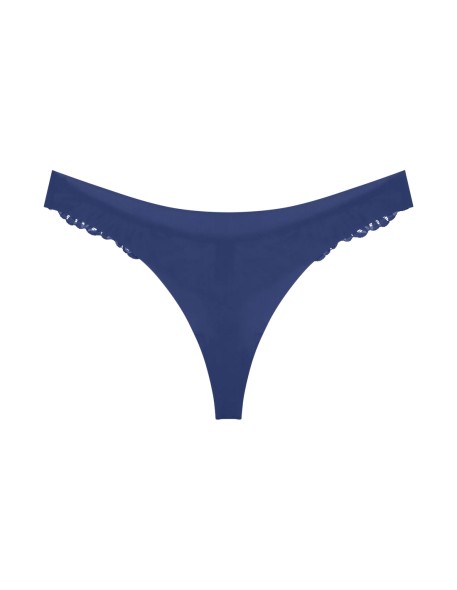 Thong Triumph - Pretty micro string vintage denim