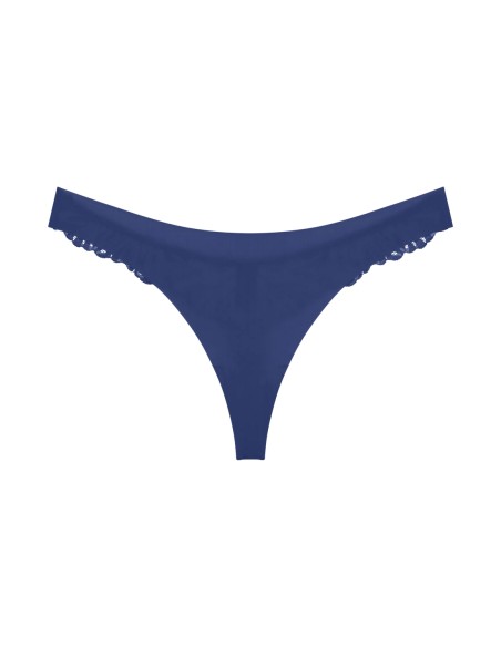 Thong Triumph - Pretty micro string vintage denim