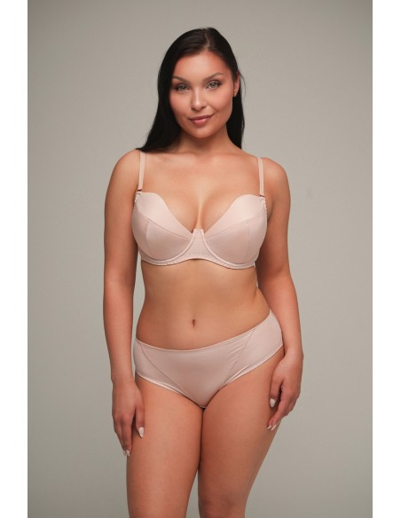 Biustonosz av 2202 beige Ava - miękki, z subtelnymi koronkami