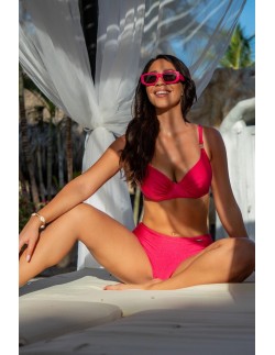 Dwuczęściowy kostium kąpielowy bikini z połyskującego...