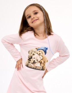 Koszula kids girl 549/196 bears 2 dł/r 98-128 Cornette 2