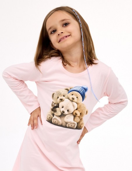 Shirt kids girl 549/196 bears 2 dł/r 86-128 Cornette