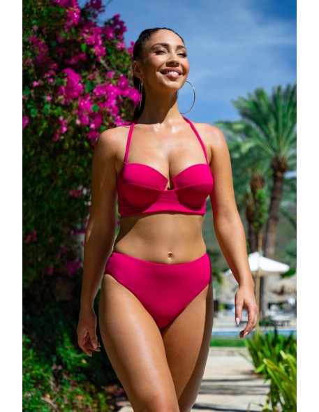 Dwuczęściowy kostium kąpielowy bikini bardotka...