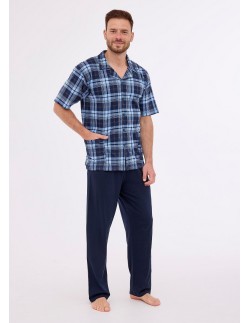 Pajamas 318/52 kr/r 3xl-5xl men's rozpinana Cornette