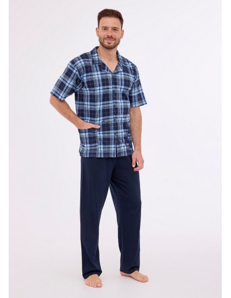 Piżama 318/52 kr/r 3xl-5xl męska rozpinana Cornette