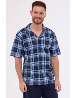 Piżama 318/52 kr/r 3xl-5xl męska rozpinana Cornette 2