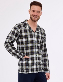Pajamas 114/73 dł/r 3xl-5xl men's rozpinana Cornette 2