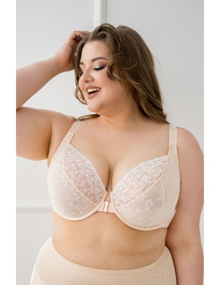 Bra fastened with przodu soft Krisline Pola
