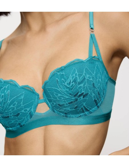 Biustonosz balkonetka Triumph Crazy Stupid Love WHP ocean blue