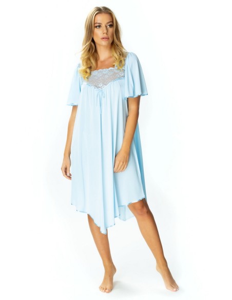 Shirt night women's with short sleeve Mewa Józefina