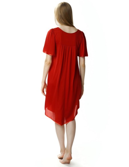 Shirt night women's with short sleeve Mewa Józefina