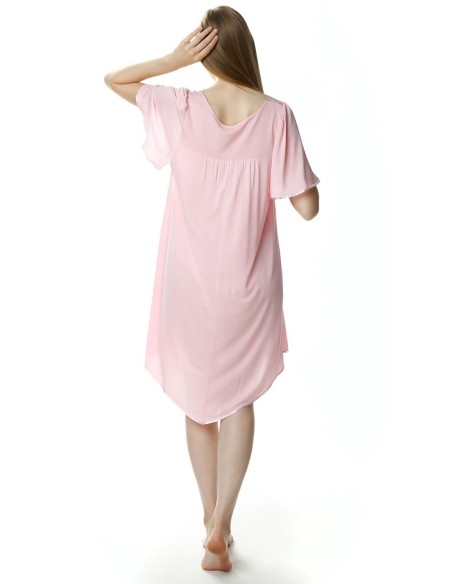 Shirt night women's with short sleeve Mewa Józefina