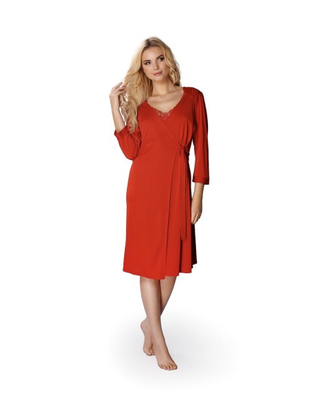 Szlafrok z wiskozy na lato Mewa Laura 