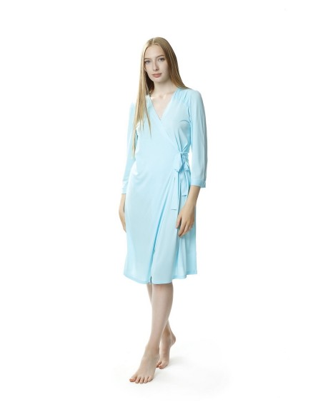 Szlafrok z wiskozy na lato Mewa Laura 