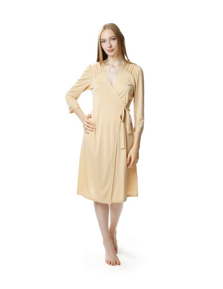 Szlafrok z wiskozy na lato Mewa Laura 